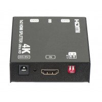 Сплиттер HDMI 1x2 4k@30Hz (3840x2160@30Hz YUV) 
