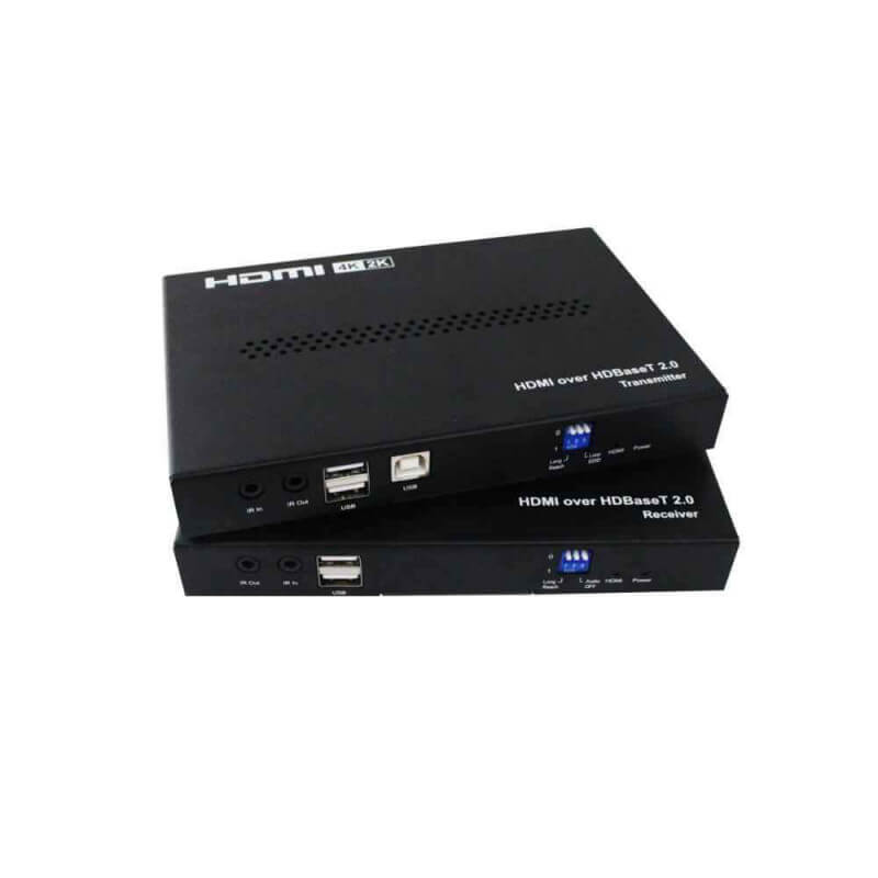 Удлинитель 4K HDMI+KVM HDBaseT по витой паре 100м (комплект) – купить в ...