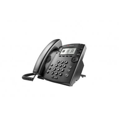 Polycom VVX 300 - Бизнес медиа телефон с монохромным дисплеем