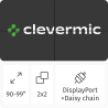 Видеостена 2x2 CleverMic DP-W49-3.5-500 98" – Фото 1