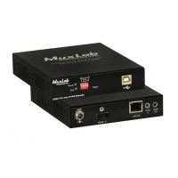 Удлинитель MuxLab проводной KVM HDMI over IP PoE Extender Kit 500770-RX/TX 