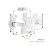 Крепления для дисплея Vogel's Professional WALL 2125W (настенное 19-37 '')  – Фото 5